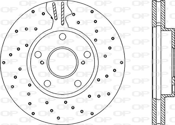 OPEN PARTS Тормозной диск BDRS1876.25